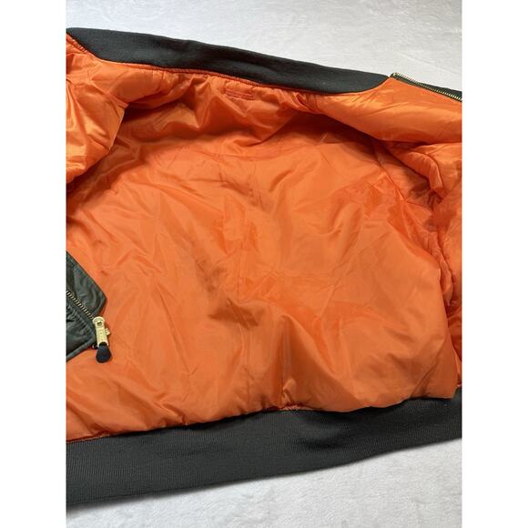 Rothco MA-1 Tactical Bomber Jacket Reversible Orange MA1 Air Force Size 4XL - Picture 9 of 9
